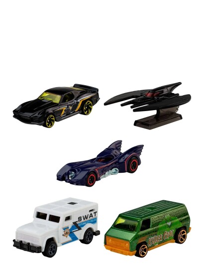 Hot Wheels Cars 5-Pack Of Die-Cast Toy Cars Or Trucks In 1:64 Scale Styles May Vary Multi/Patterned One Size