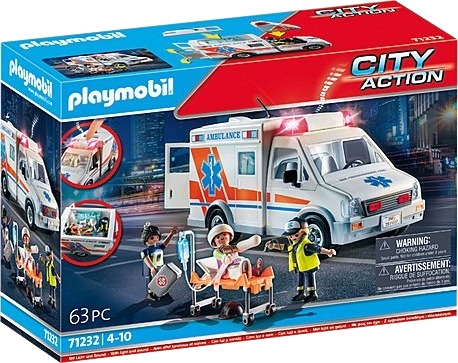Playmobil Ambulance Kjøretøy 4 År Aaa Flerfarget