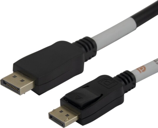 Deltaco DisplayPort-kabel DP 2.1a 0,5m