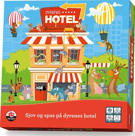 Danspil Dyrenes Hotell Spill 3 År+ 1-4 Spillere
