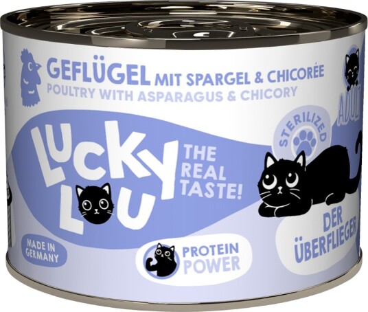 Lucky Lou Våtfôr Voksen Sterilisert Fjørfe 24 X 200 G