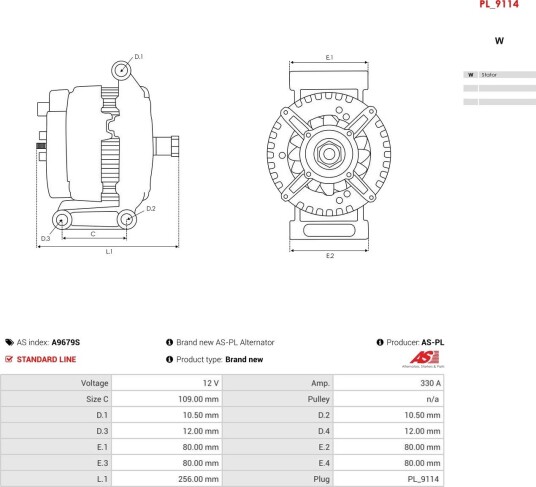 Dynamo AS-PL A9679S