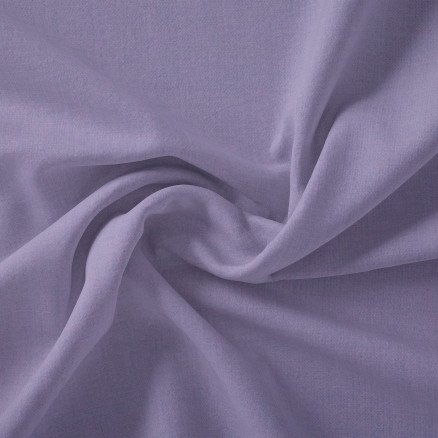 Stoffabrics Swan Solid Bomullslerret Stoff 150cm 560 Mørk lilla 50cm