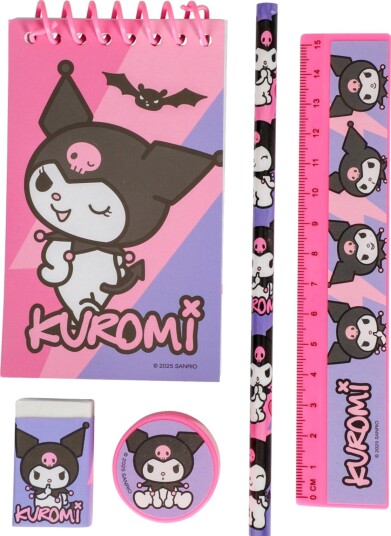 Kuromi - Skrivesett (5 Deler)