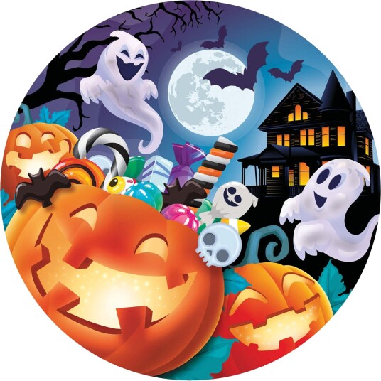 Papirtallerkener Halloween-fest - 6-pakning
