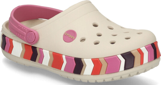 Crocs Crocband Chevron Band Clog K Cream 38/39