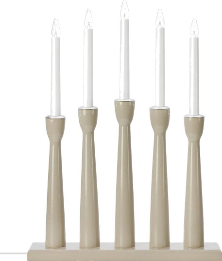 Markslöjd   Lysestake Måseskär 5L   Beige