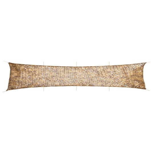 Kamuflasjenett med oppbevaringspose 844x142 cm sand Kamuflasjenett med oppbevaringspose 844x142 cm sand