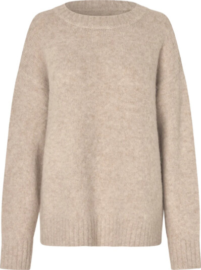 Samsøe Samsøe Dame Strikkevarer Beige L,