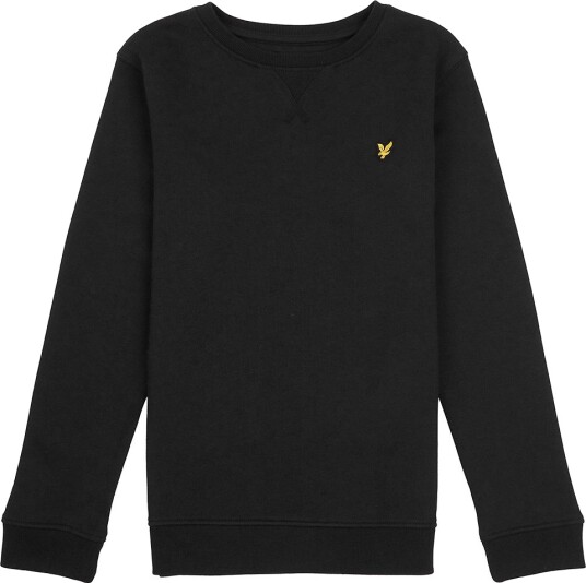 Lyle & Scott Collegegenser Crew Neck Sweatshirt Svart Lyle & Scott Collegegenser Crew Neck Sweatshirt Svart