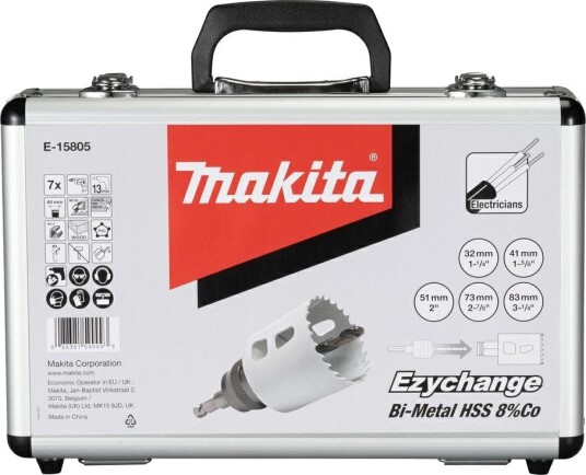 Makita Hullsagsett E-15805 32/41/51/73/83 mm 7 Deler