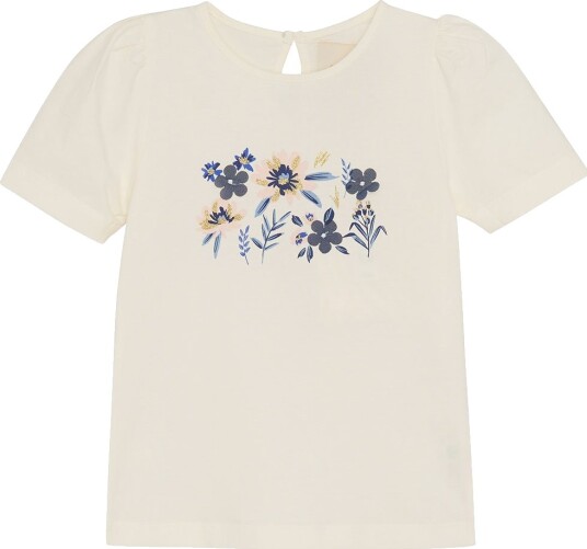 Creamie T skjorte For alltid Blue m. Blomster Creamie 2 år 92 T skjorte Hvit