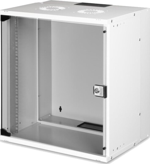 Digitus 12U Veggmontert Rackskap RAL 7035 Lysegrå 19" Serverkabinetter