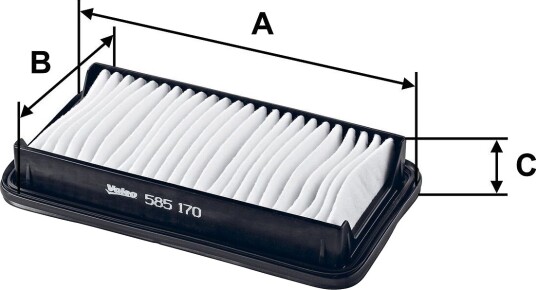 Luftfilter VALEO 585170