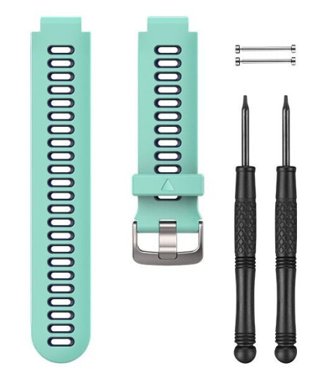 Garmin Isblått/midnattsblått klockarmband i silikon