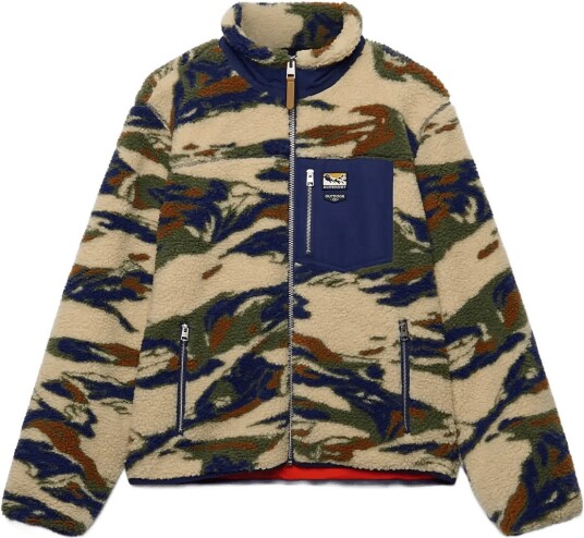 Superdry Terrain Fleece Zip Thru Khaki green L Superdry Terrain Fleece Zip Thru Khaki green L