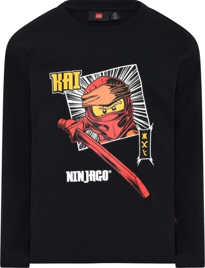 LEGO Kidswear Ninjago langermet t skjorte Taylor 706 Sort (116)