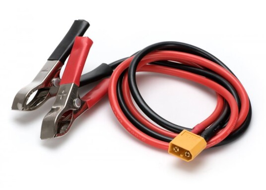 Dynomax 9708 XT60 DC Input Leads with Lead-Battery Alligator Cli