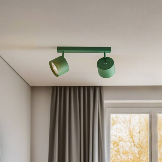 Argon Downlight Chloe justerbar 2 lyskilder grønn
