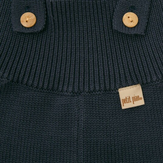 Petit Piao Pants Knit Plain Copper Brown (80 / 1 år)