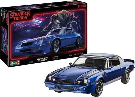 Revell 1/24 Billys Chevy Camaro Z/28 Modellbil fra Stranger Things