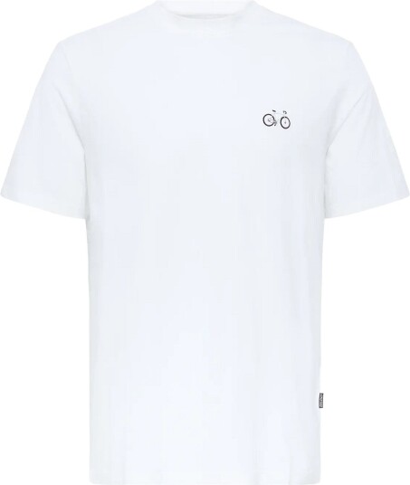 Blend Bhkennard S/S Emb Tee White XXL