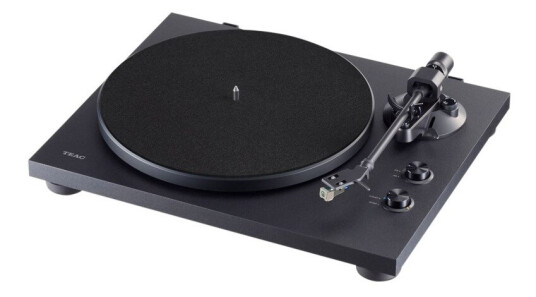 TEAC TN-280BT-A3 Manuell Bluetooth Platespiller Svart med RIAA-forsterker