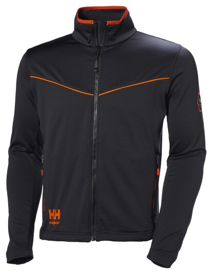 Helly Hansen Workwear Chelsea Evolution 72146 990 Genser svart/oransje Str. XL Klær