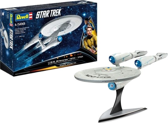 Revell USS Enterprise NCC-1701 Modellbyggesett 1:500 - Star Trek