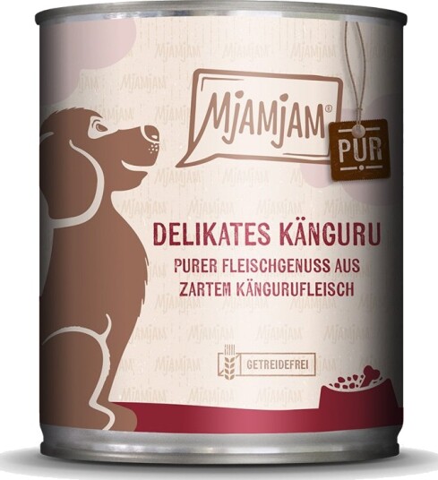 Mjamjam Våtfôr Ren Kjøttnytelse Delikate Kenguru 12 X 800 G