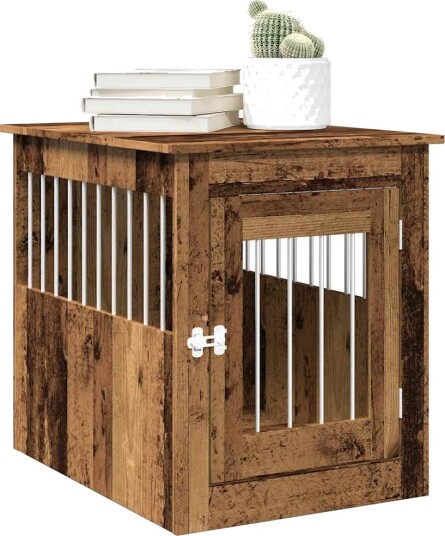 Hundeburmøbler Gammelt Tre 55X75X65 cm Konstruert Tre Hundeburmøbler Gammelt Tre 55X75X65 cm Konstruert Tre
