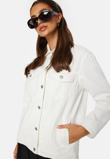 BUBBLEROOM Meya Denim Jacket Offwhite S