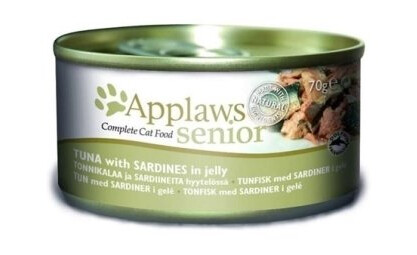 Applaws Applaws Cat Seniorfôr For Eldre Katter Tunfisk Med Sardiner I Geléboks 70 G Universal Applaws Applaws Cat Seniorfôr For Eldre Katter Tunfisk Med Sardiner I Geléboks 70 G Universal
