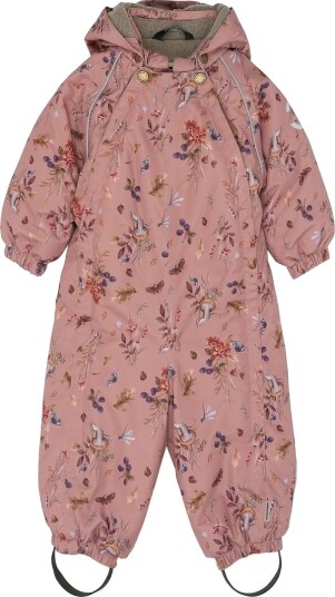 mikk-line Polyester Baby Suit Aop Floral Pink 92