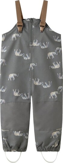 Name It Softshellbukse Alfa Quiet Shade Elephant