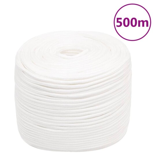  Båttau helhvit 10 mm 500 m polypropylen