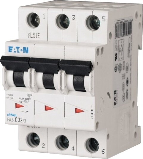 Eaton Corporation Eaton Faz-Z20/3, Miniatyr-Automatsikring, Type Z, Ip20, Ip40
