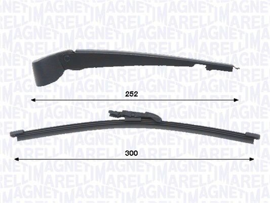 Viskerarmsett vindusspyling MAGNETI MARELLI 000723180455