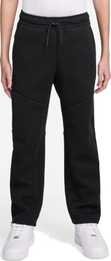 Nike Joggebukse Tech Fleece Open hem Svart Barn størrelse M: 137 147 cm