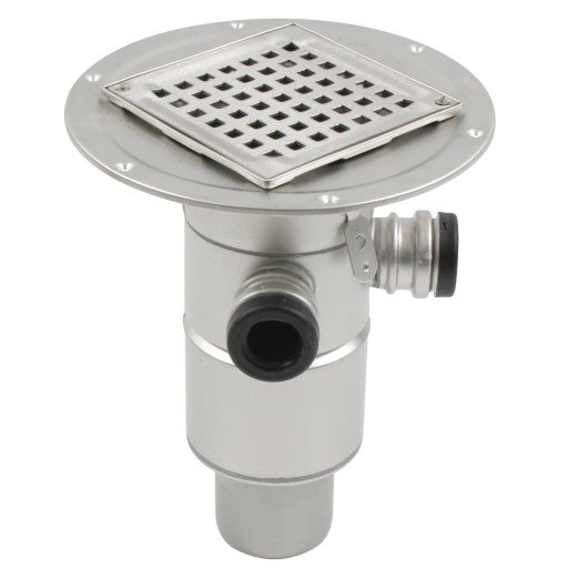 Blücher sluk 75 mm t/Betong og flis, m/anborring t/Smøremembran