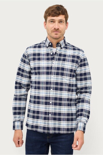 Ellos Collection Skjorte Jake Oxford Blå