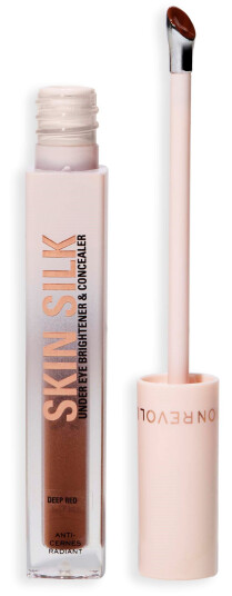 Makeup Revolution Skin Silk Radiant Serum Under Eye Brightener & Concealer Deep Red Makeup Revolution Skin Silk Radiant Serum Under Eye Brightener & Concealer Deep Red