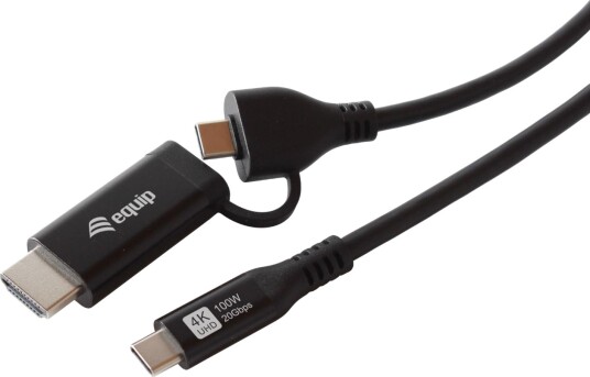 Equip 2 In 1 Usb-C To C + Hdmi