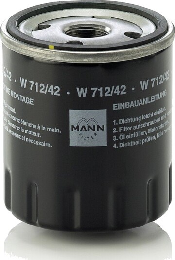 MANN-FILTER W 712/42 Oljefilter MANN-FILTER W 712/42 Oljefilter