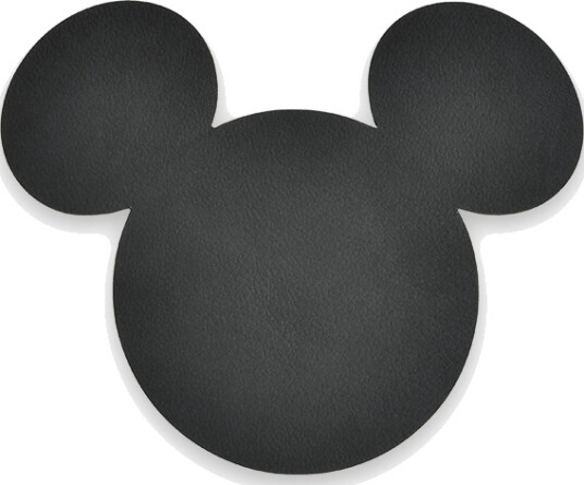 Disney Mickey Mouse glassbrikker antrasitt 4 pk