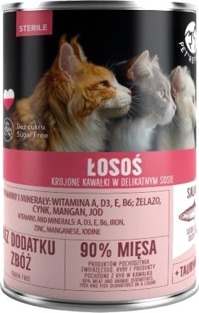 Pet Republic Sterile Laks I Saus Våtfôr 6 X 400 G Pet Republic Sterile Laks I Saus Våtfôr 6 X 400 G