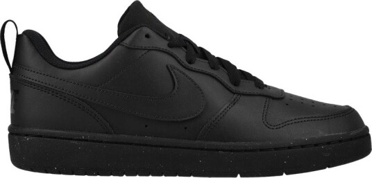 Nike Court Borough Lav Recraft Svart Barn størrelse 38½