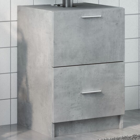  Servantskap betonggrå 40x37x59 cm konstruert tre 8721102815263