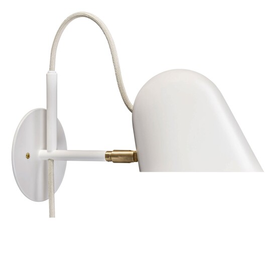 Örsjö Belysning - Streck Vägglampa - Vit Med Kabel - Sengelamper - Joel Karlsson - Hvit Örsjö Belysning - Streck Vägglampa - Vit Med Kabel - Sengelamper - Joel Karlsson - Hvit