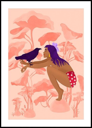Raven Plakat / 50x70cm